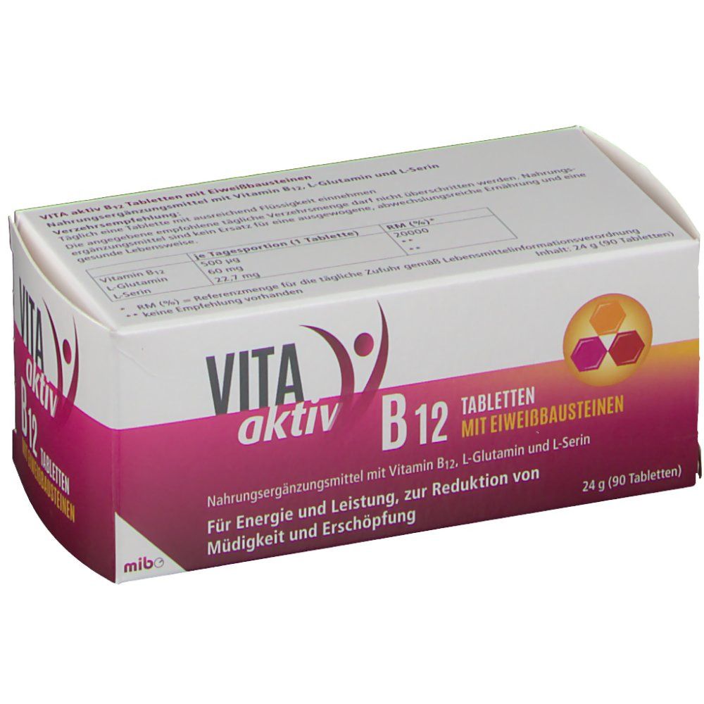 VITA aktiv B 12 TABLETTEN mit Eiweißbausteinen