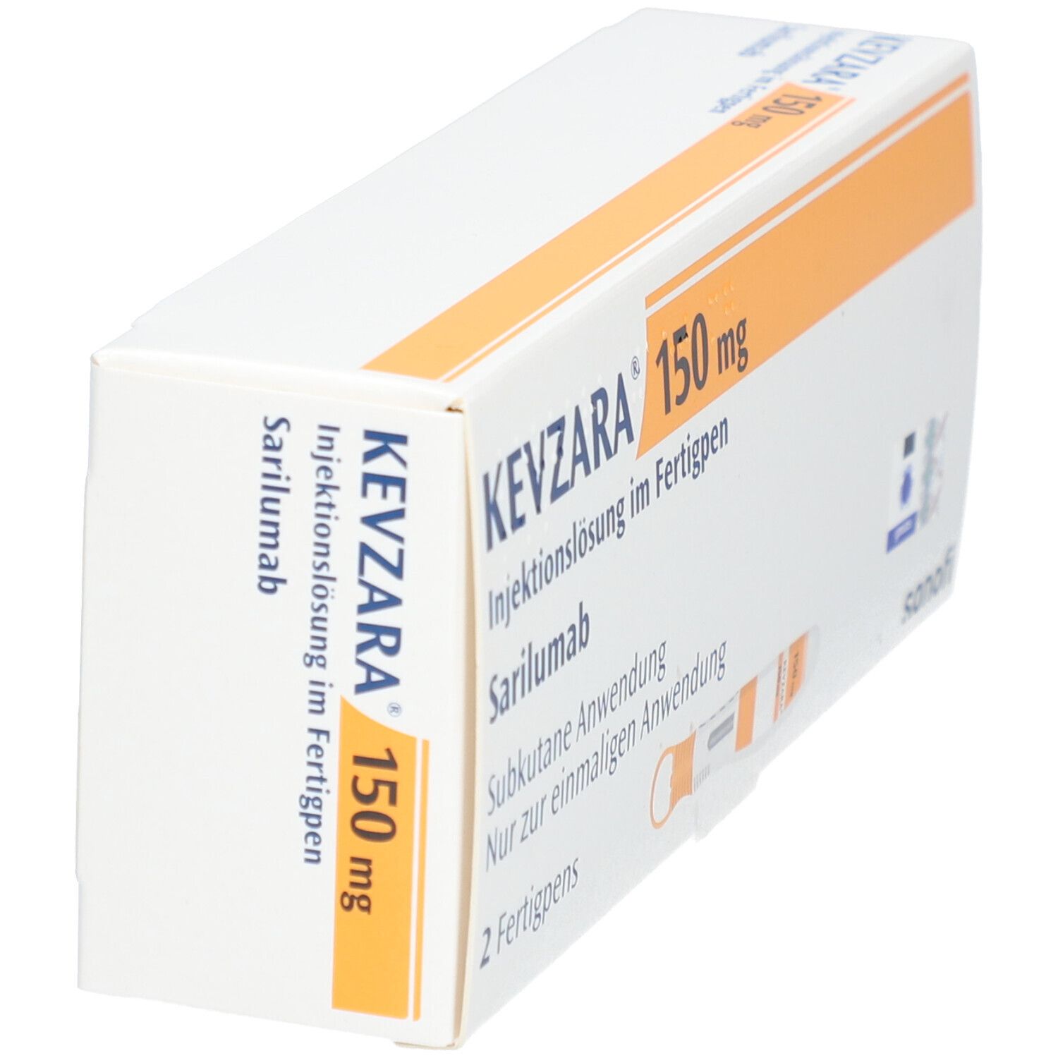 Kevzara 150 mg Injektionslösung im Fertigpen 6 St