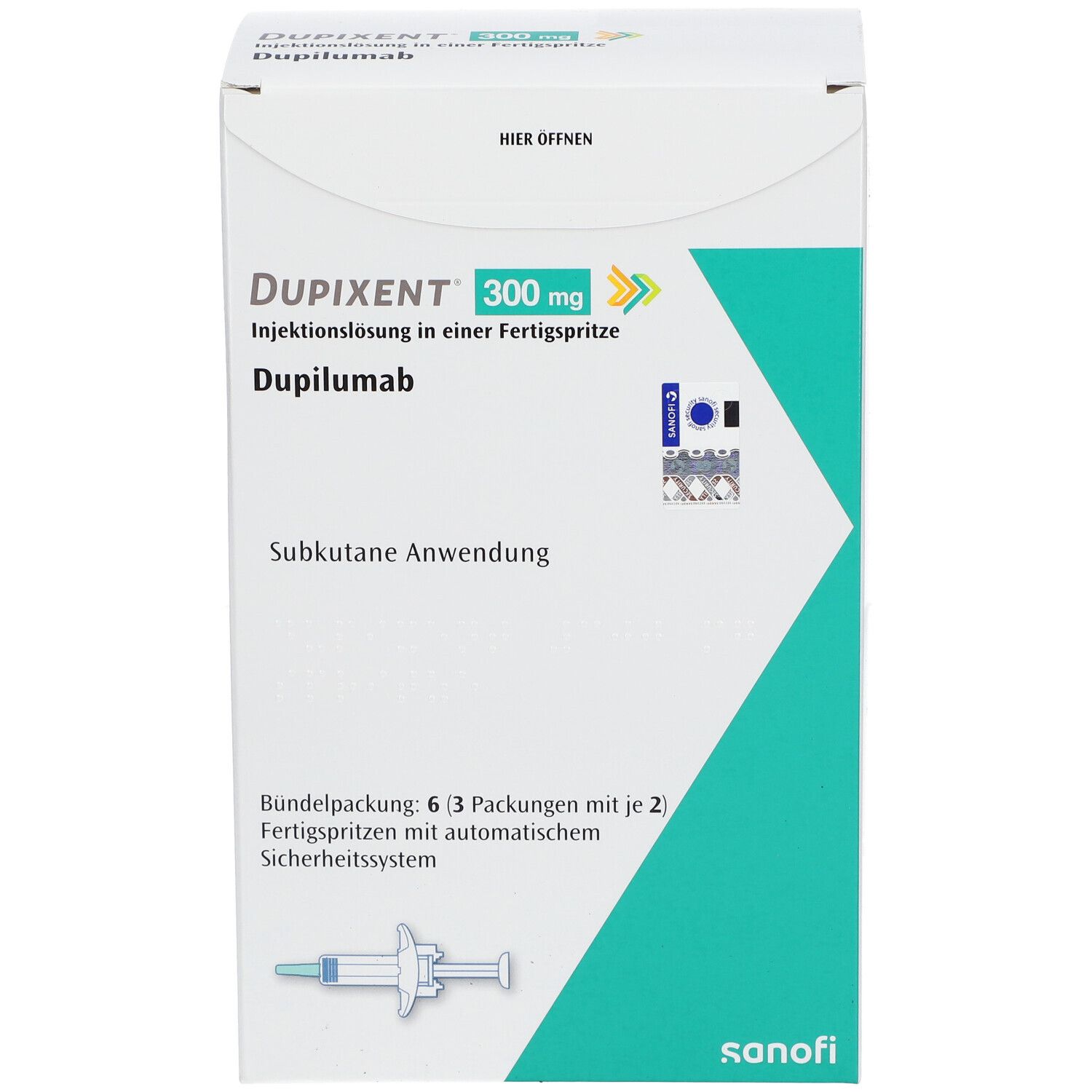 DUPIXENT 300 Mg Inj Lsg I E Fertigspr M Sich Sys 6 St Mit Dem E   D12727291 P14 