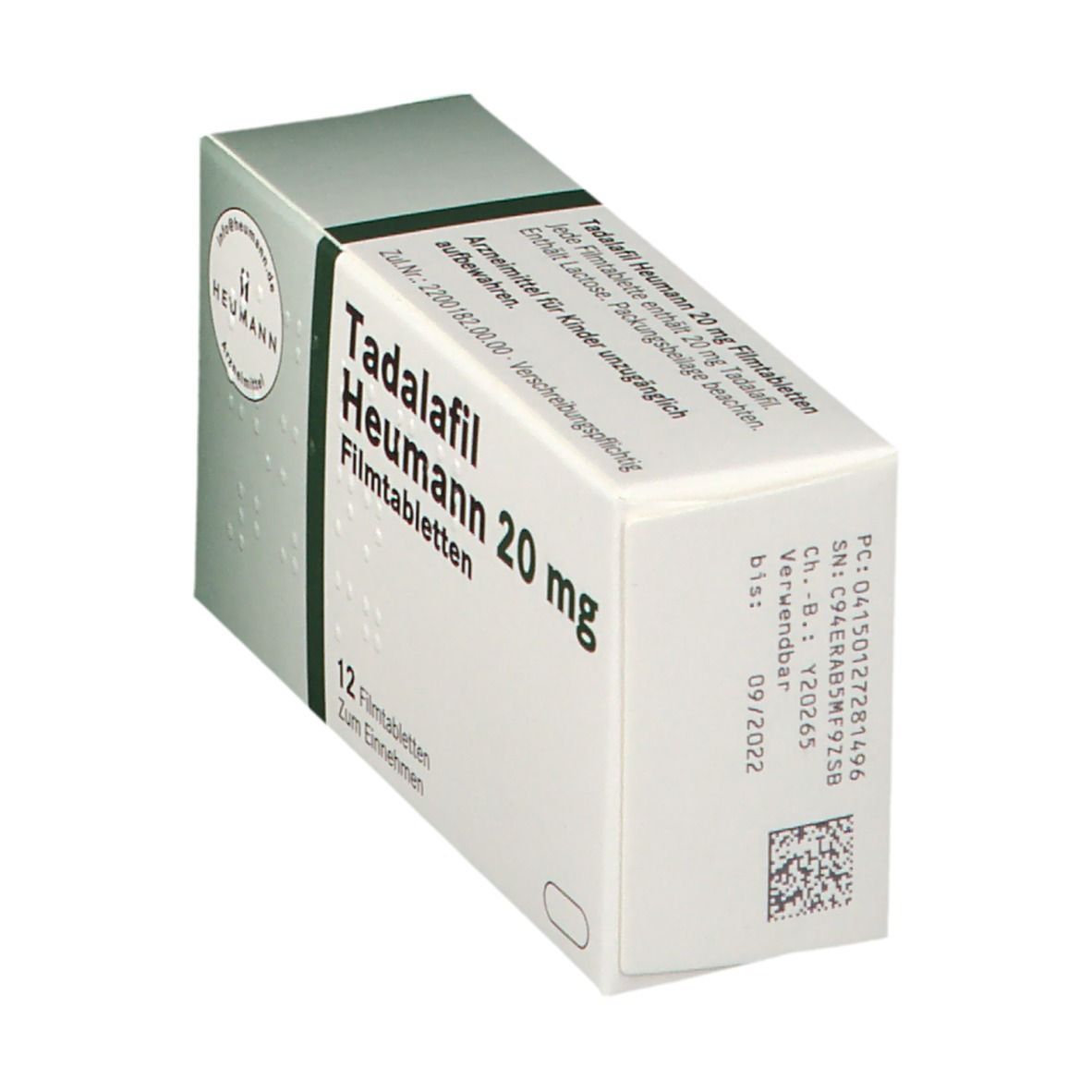 Tadalafil Heumann 20 mg Filmtabletten 12 St