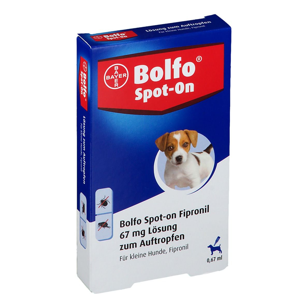 Bolfo® Spot-on für kleine Hunde bis 10 kg