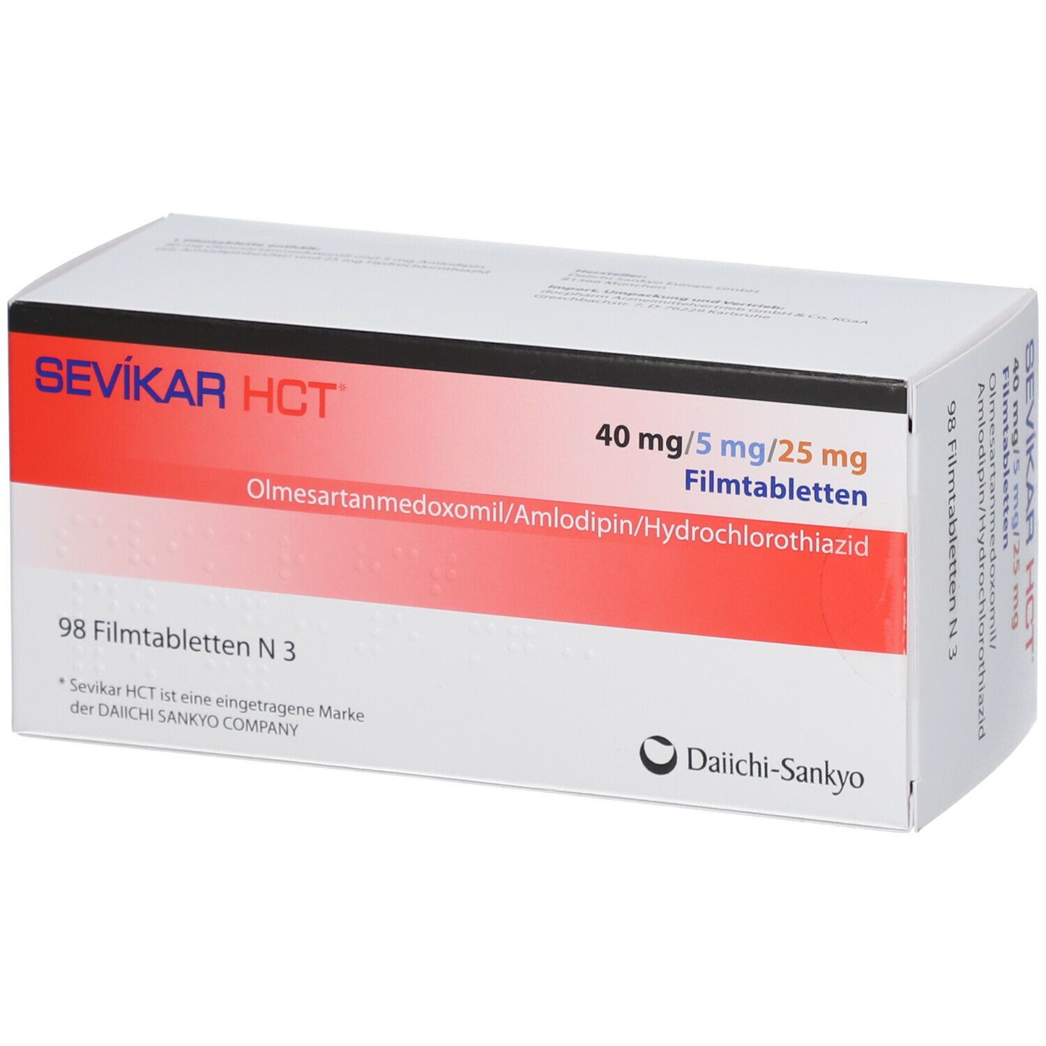 Sevikar HCT 40 mg/5 mg/25 mg