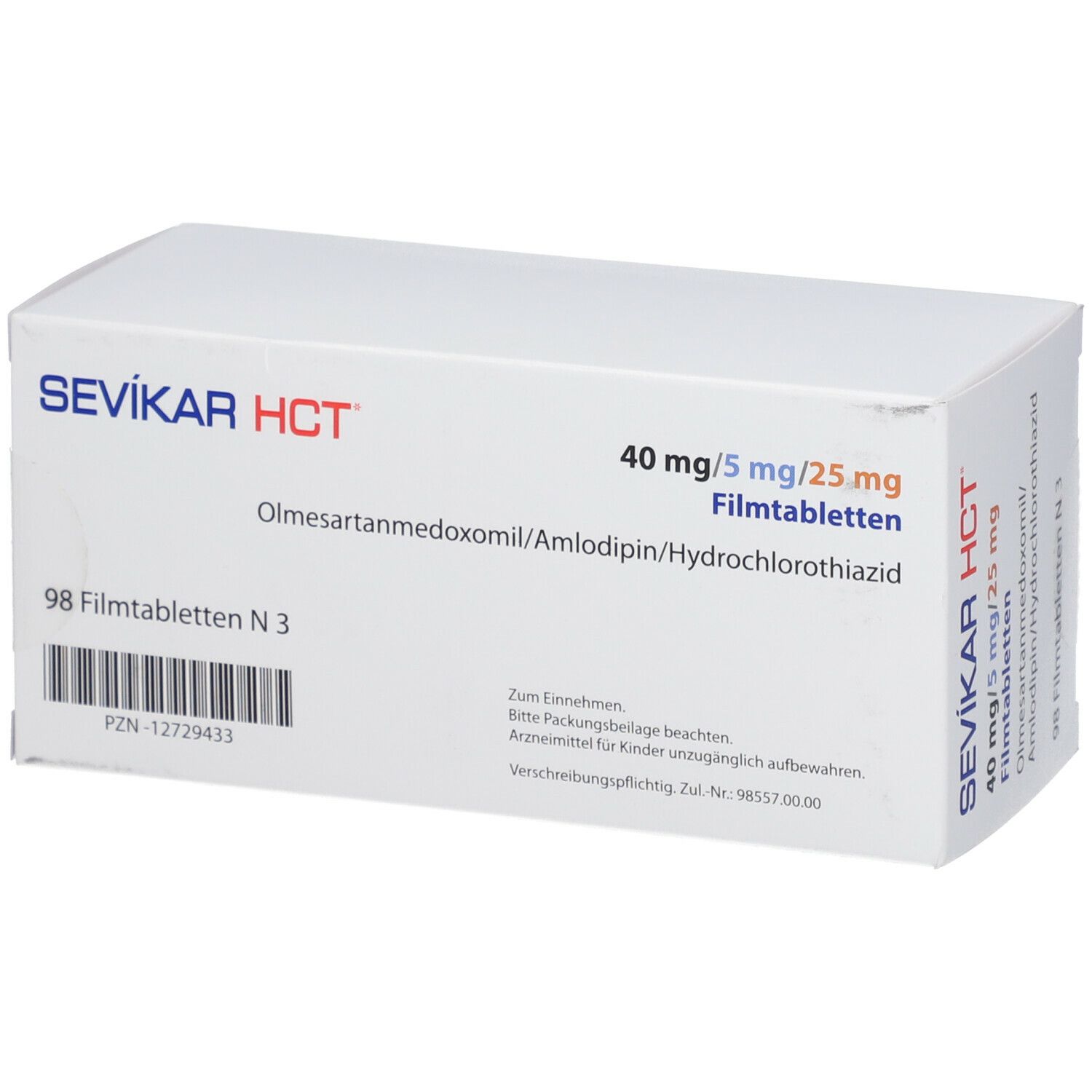 Sevikar HCT 40 mg/5 mg/25 mg