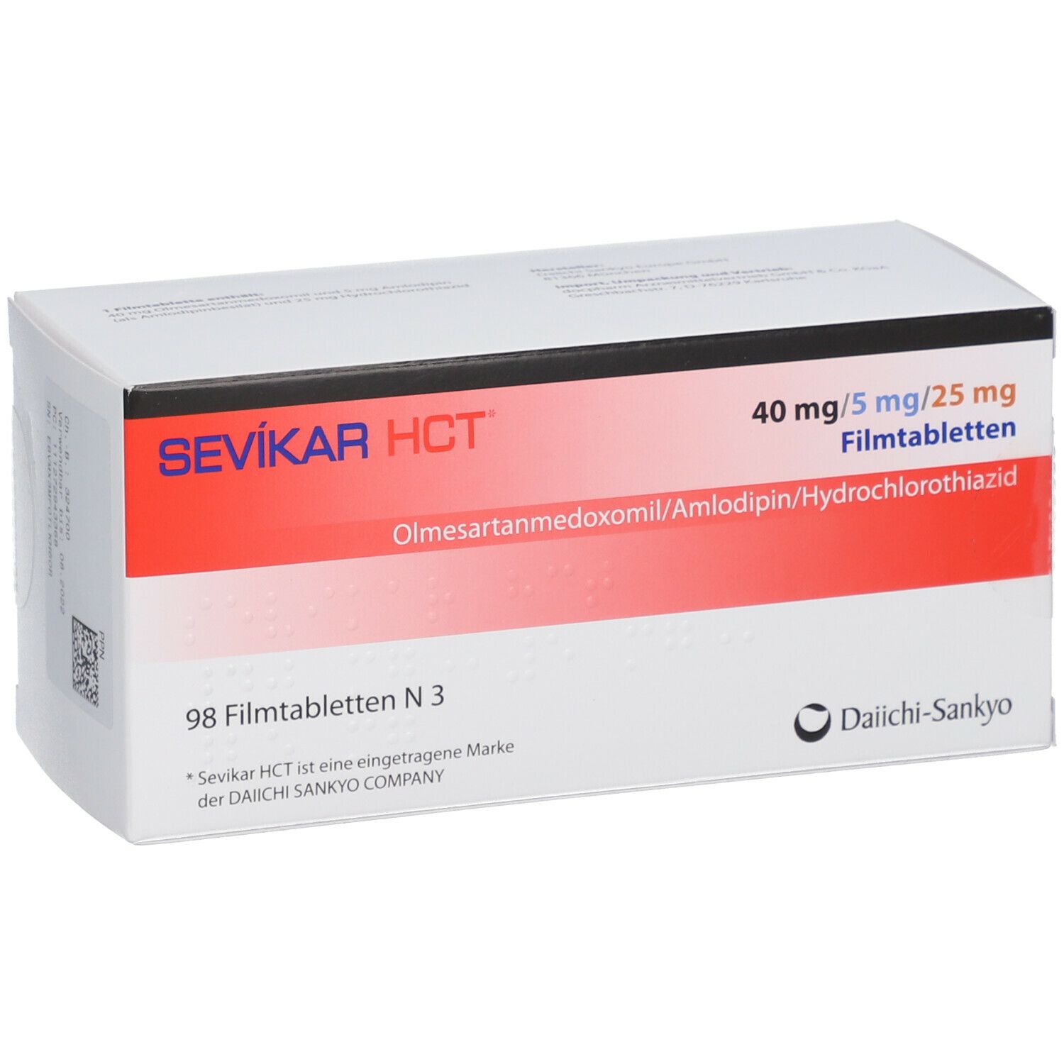 Sevikar HCT 40 mg/5 mg/25 mg