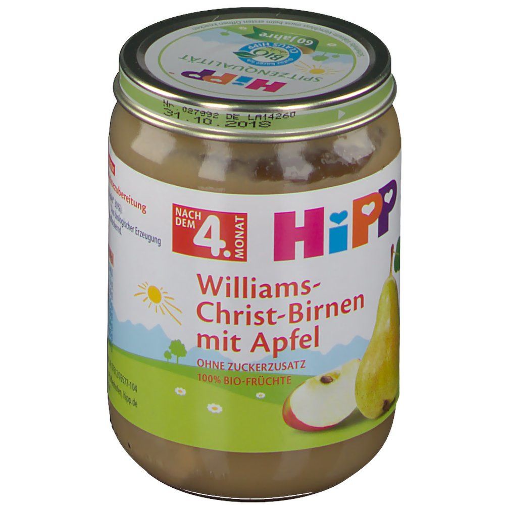 HiPP Williams-Christ-Birnen mit Apfel