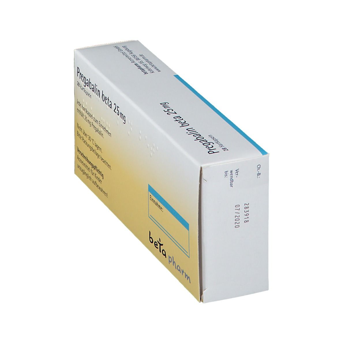 PREGABALIN beta 25 mg Hartkapseln