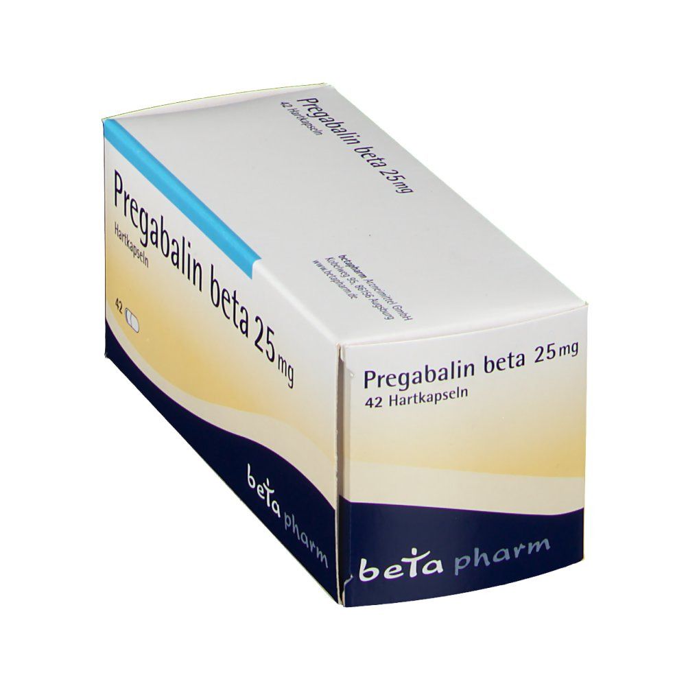 Pregabalin beta 25 mg Hartkapseln 42 St