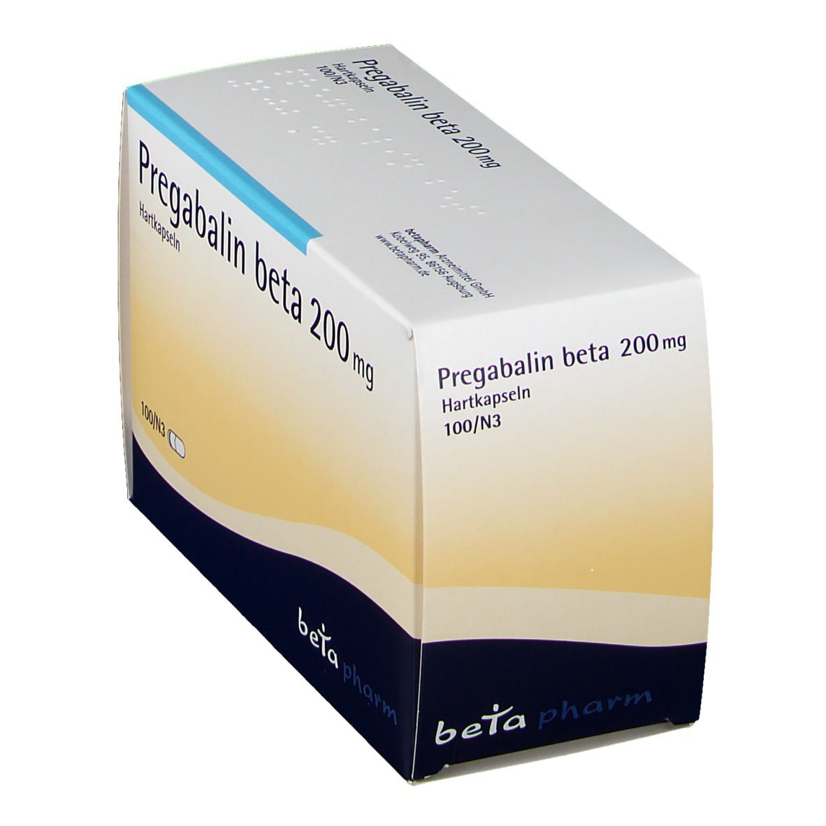 Pregabalin beta 200 mg Hartkapseln 100 St