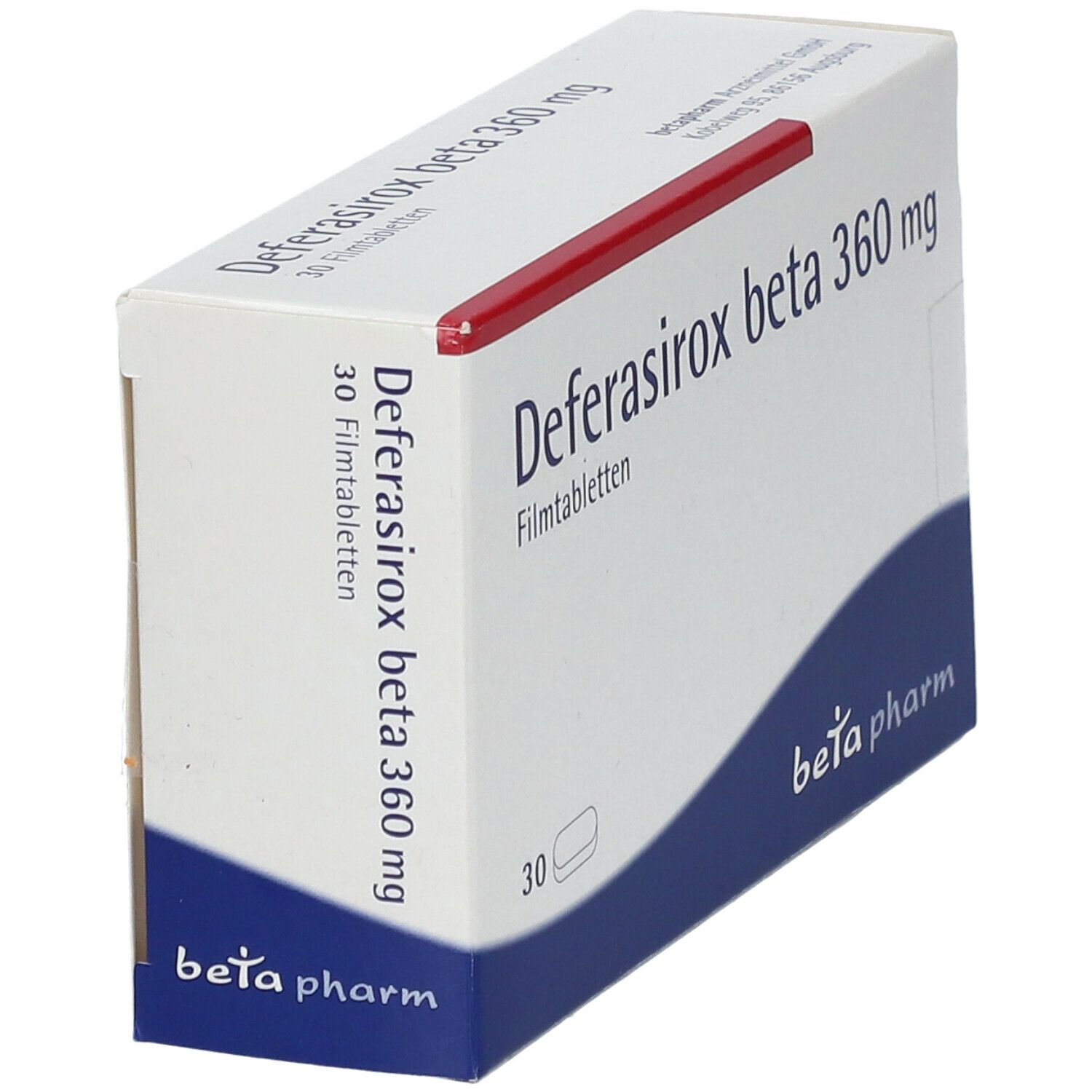 DEFERASIROX beta 360 mg Filmtabletten