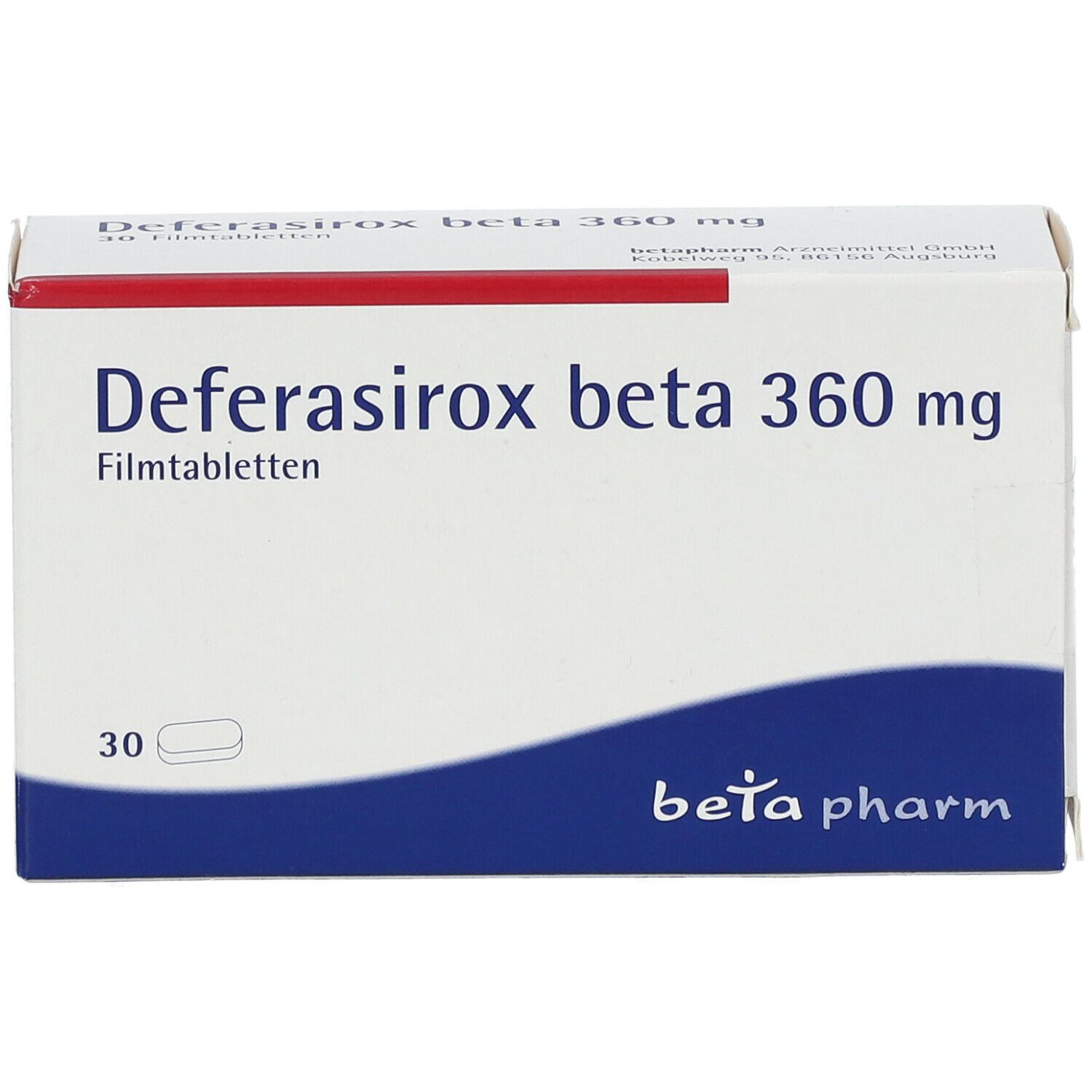 DEFERASIROX beta 360 mg Filmtabletten