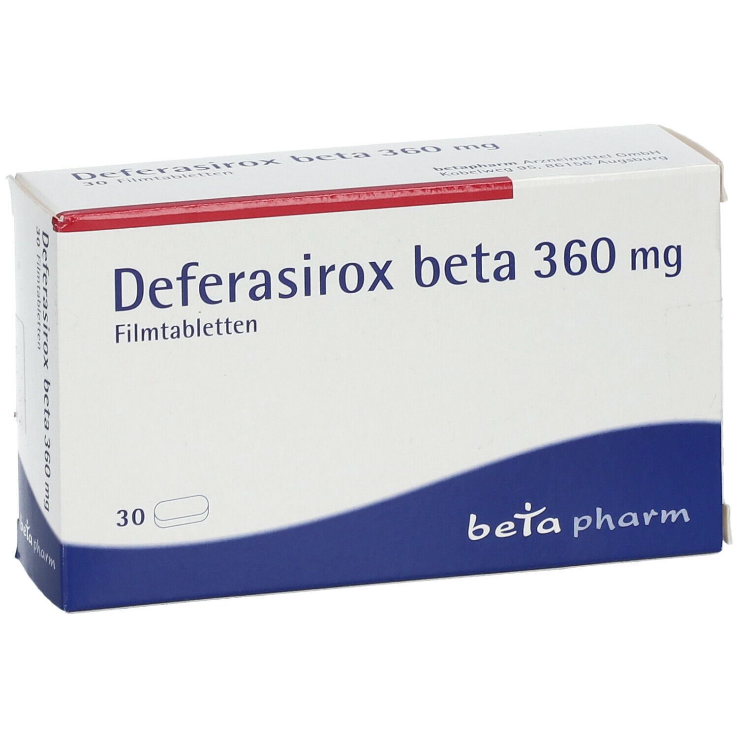 DEFERASIROX beta 360 mg Filmtabletten