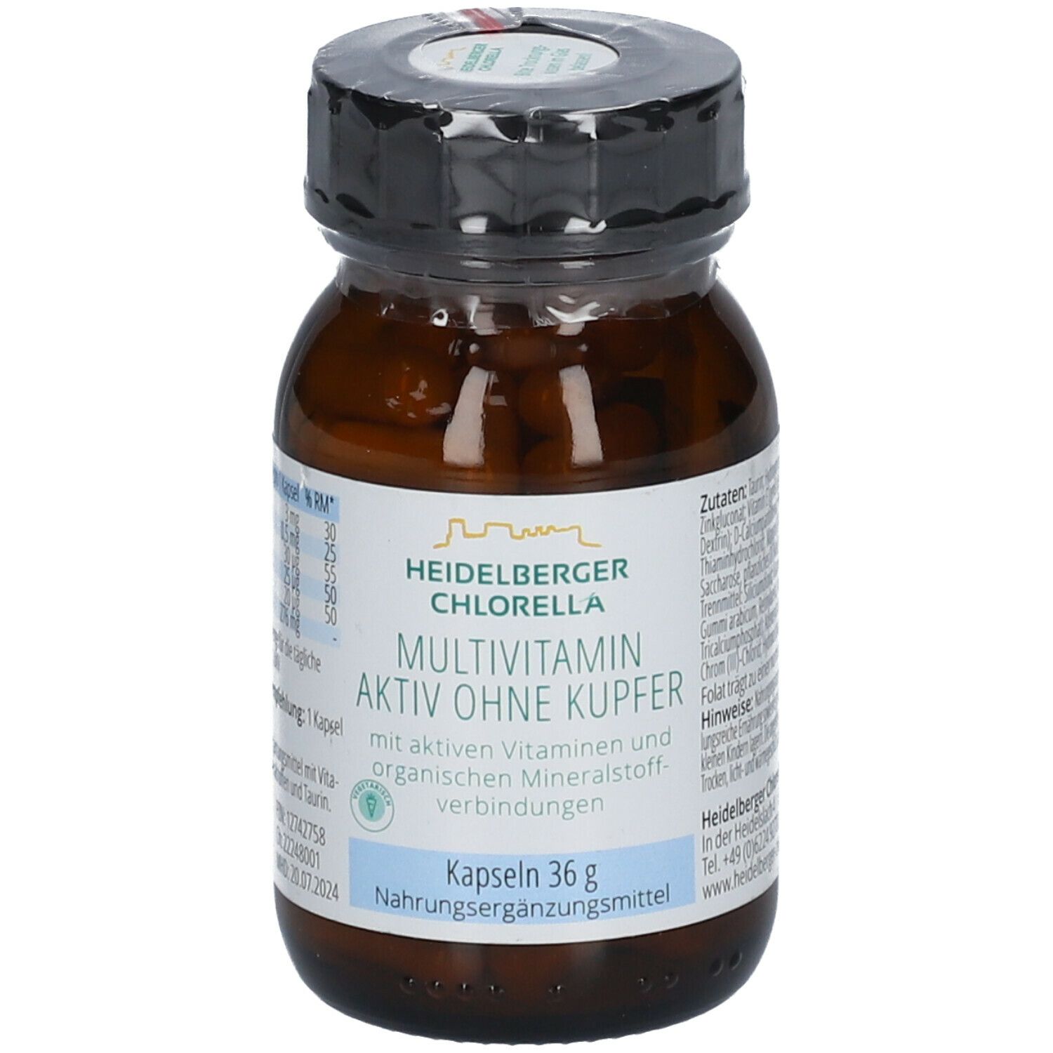 Heidelberger Chlorella® Multivitamin Aktiv ohne Kupfer