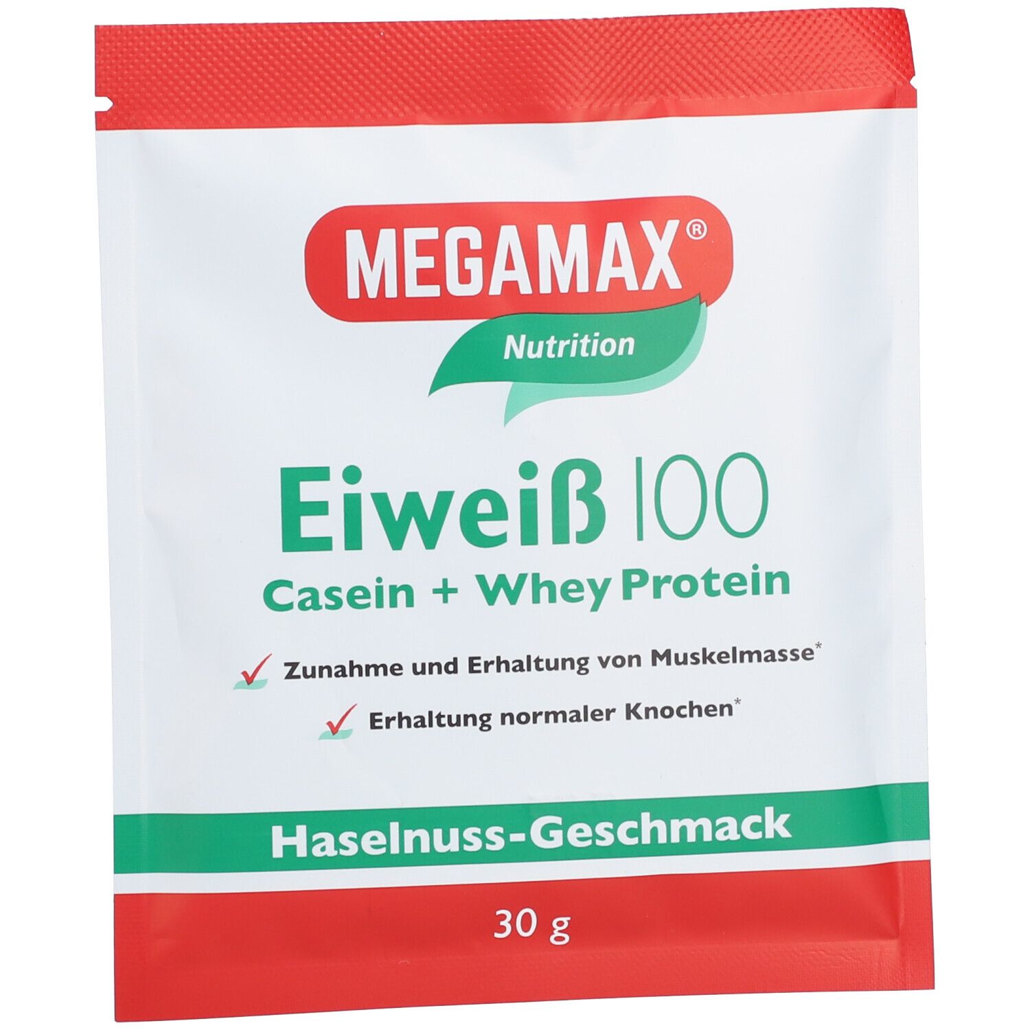 Eiweiss 100 Haselnuss Megamax Pulver 30 g