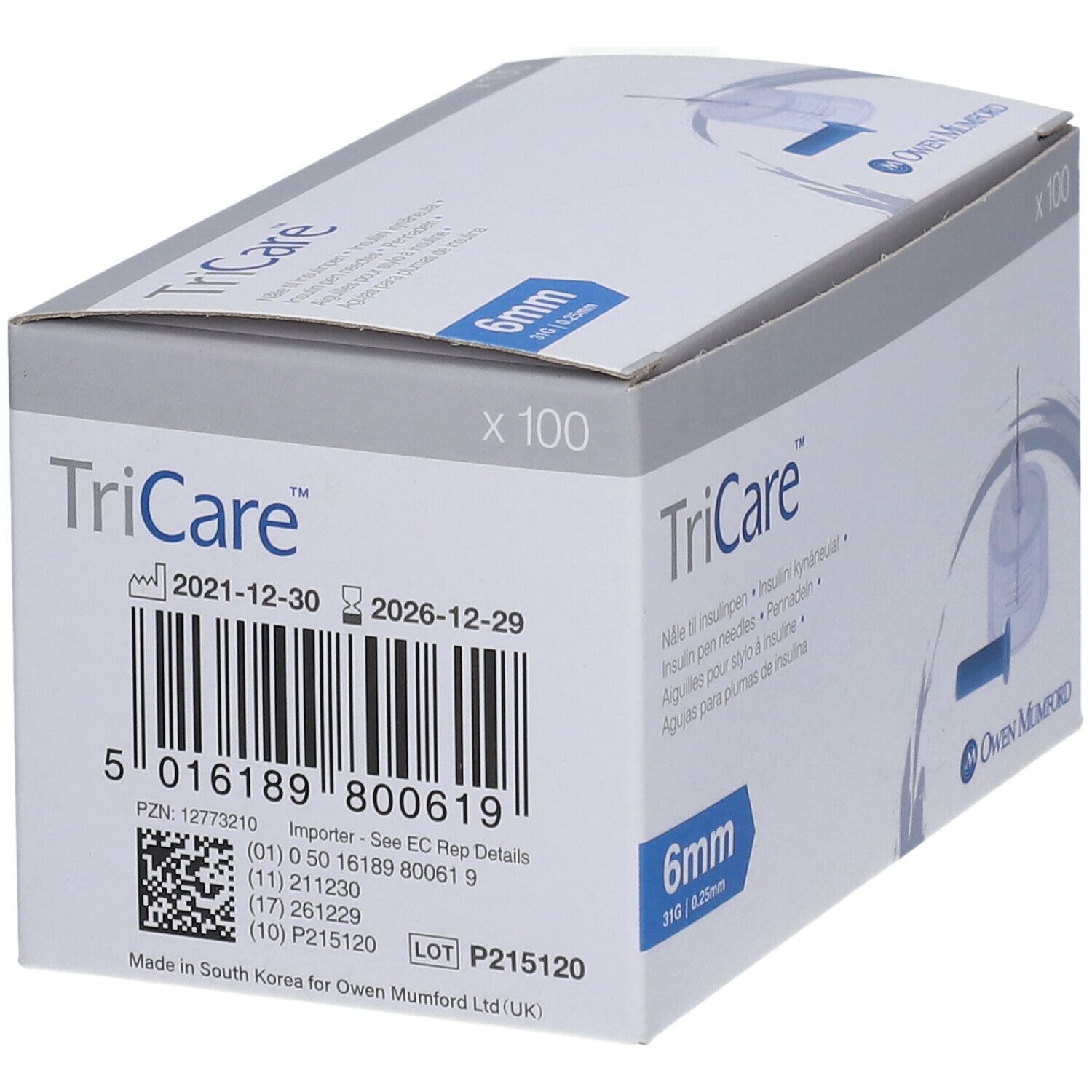 Tricare Pen-Nadeln 6 mm