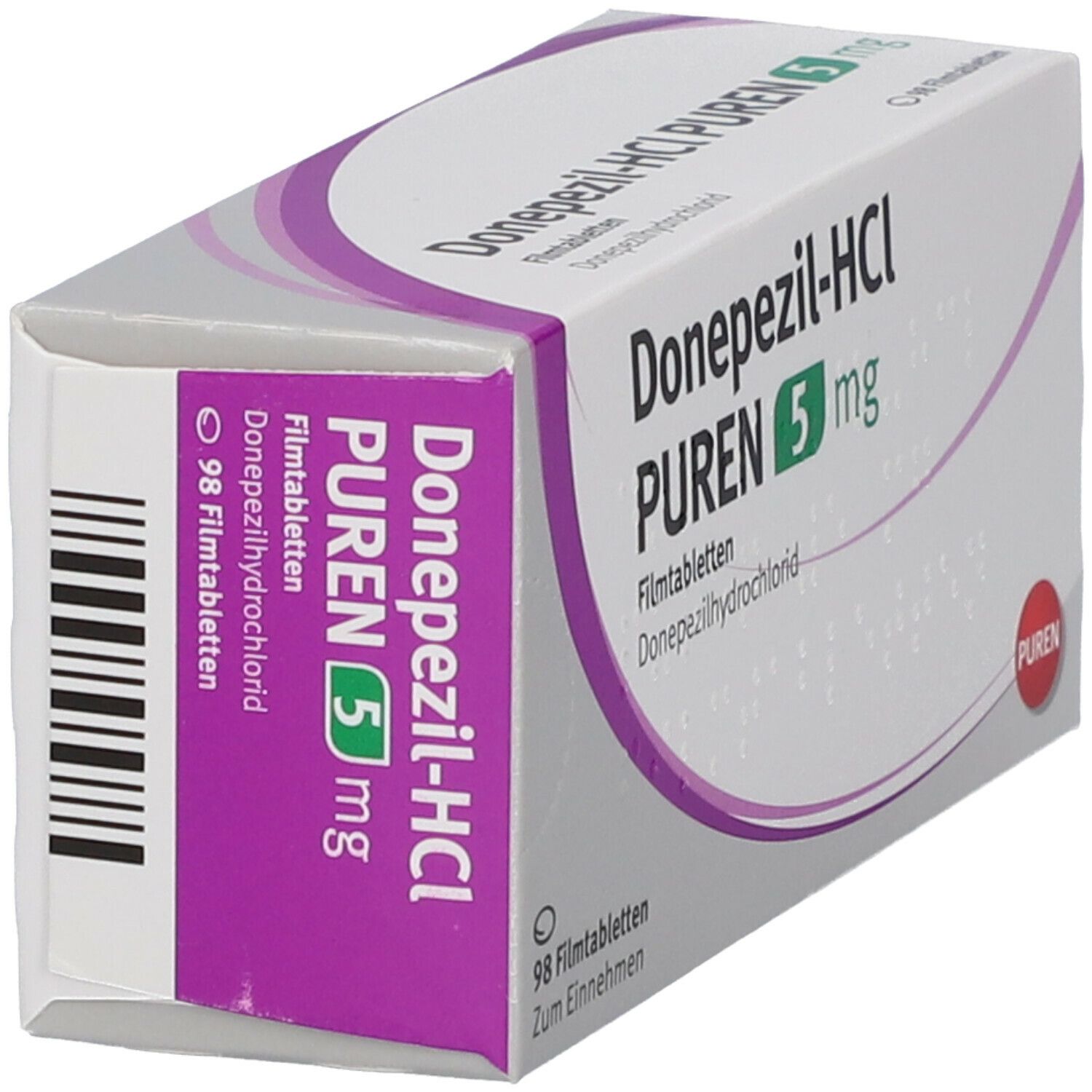 Donepezil Hcl Puren 5 Mg 98 St Mit Dem E Rezept Kaufen Shop Apotheke