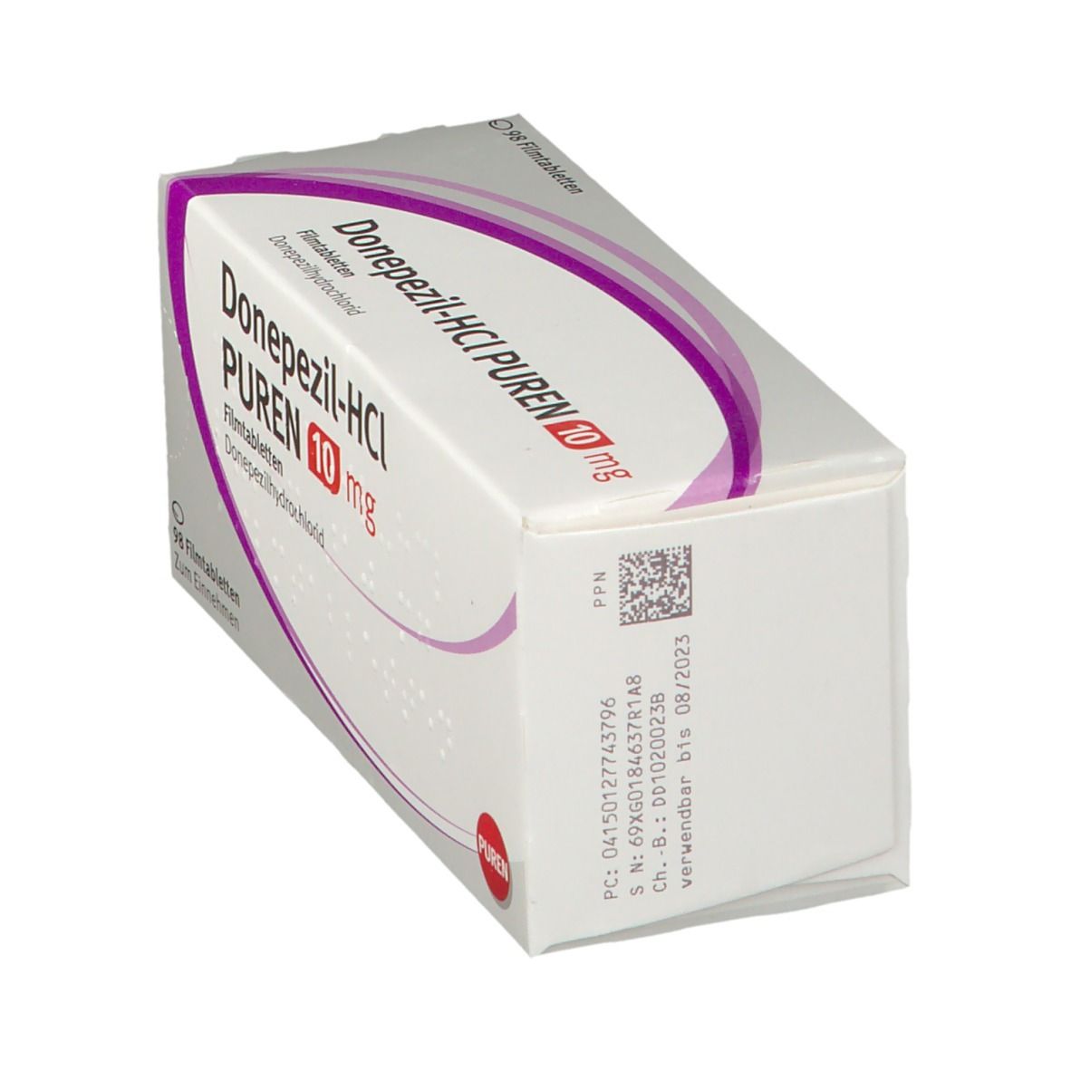 DONEPEZIL-HCl Puren 10 mg Filmtabletten 28 St