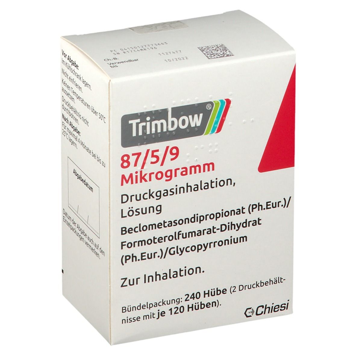 TRIMBOW® 87 µg/5 µg/9 µg