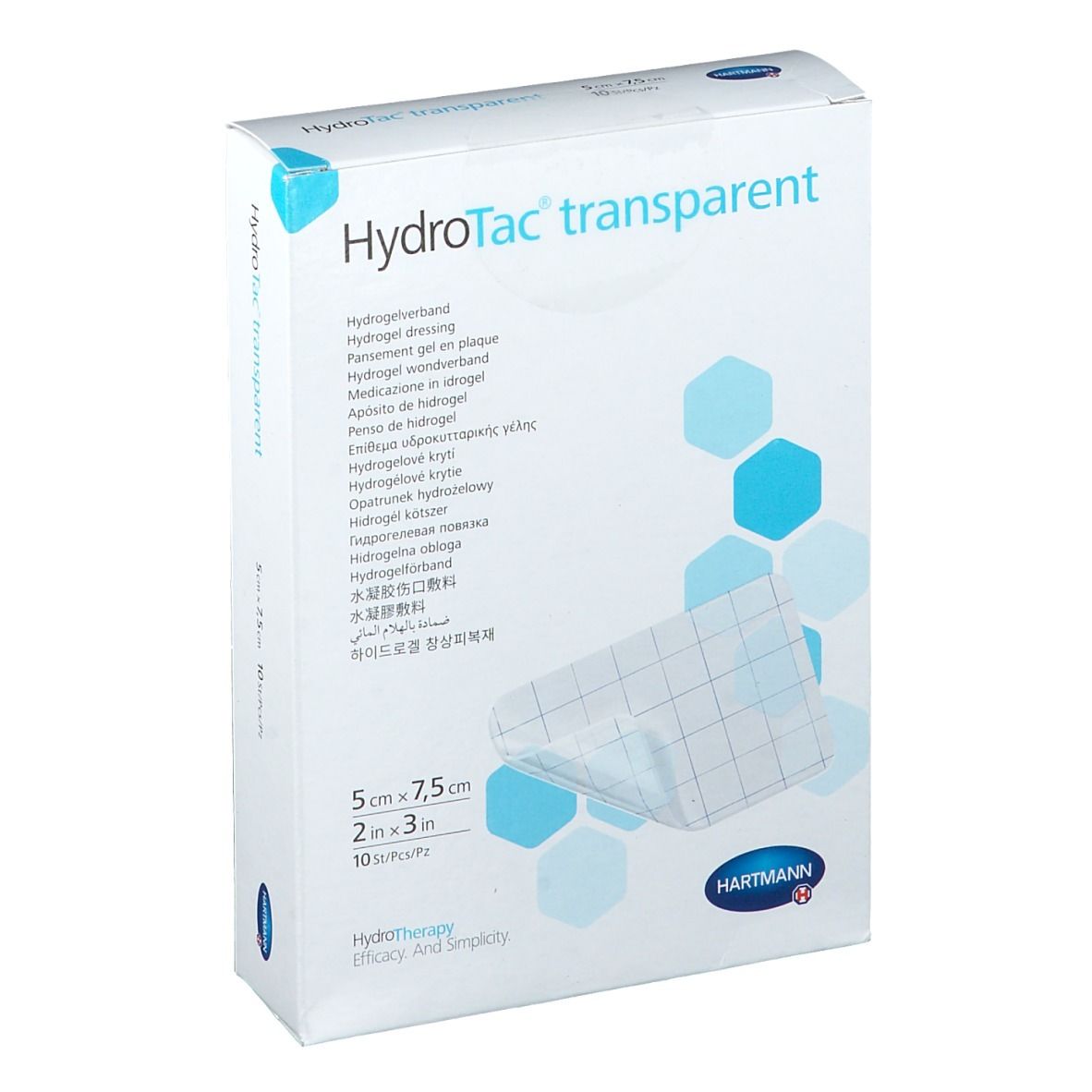 HydroTac® transparent 5 x 7,5 cm