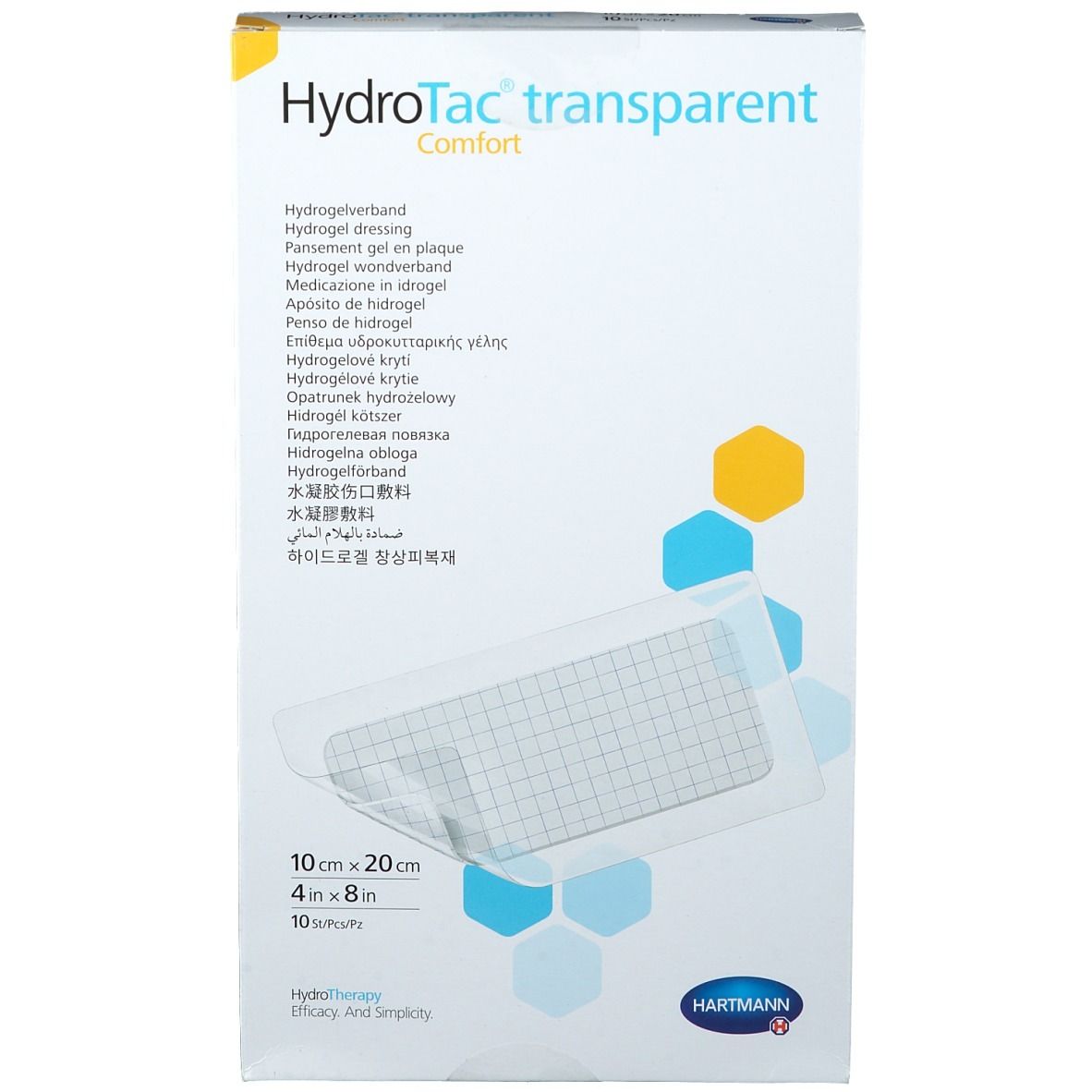 HydroTac® transparent comfort 10 x 20 cm