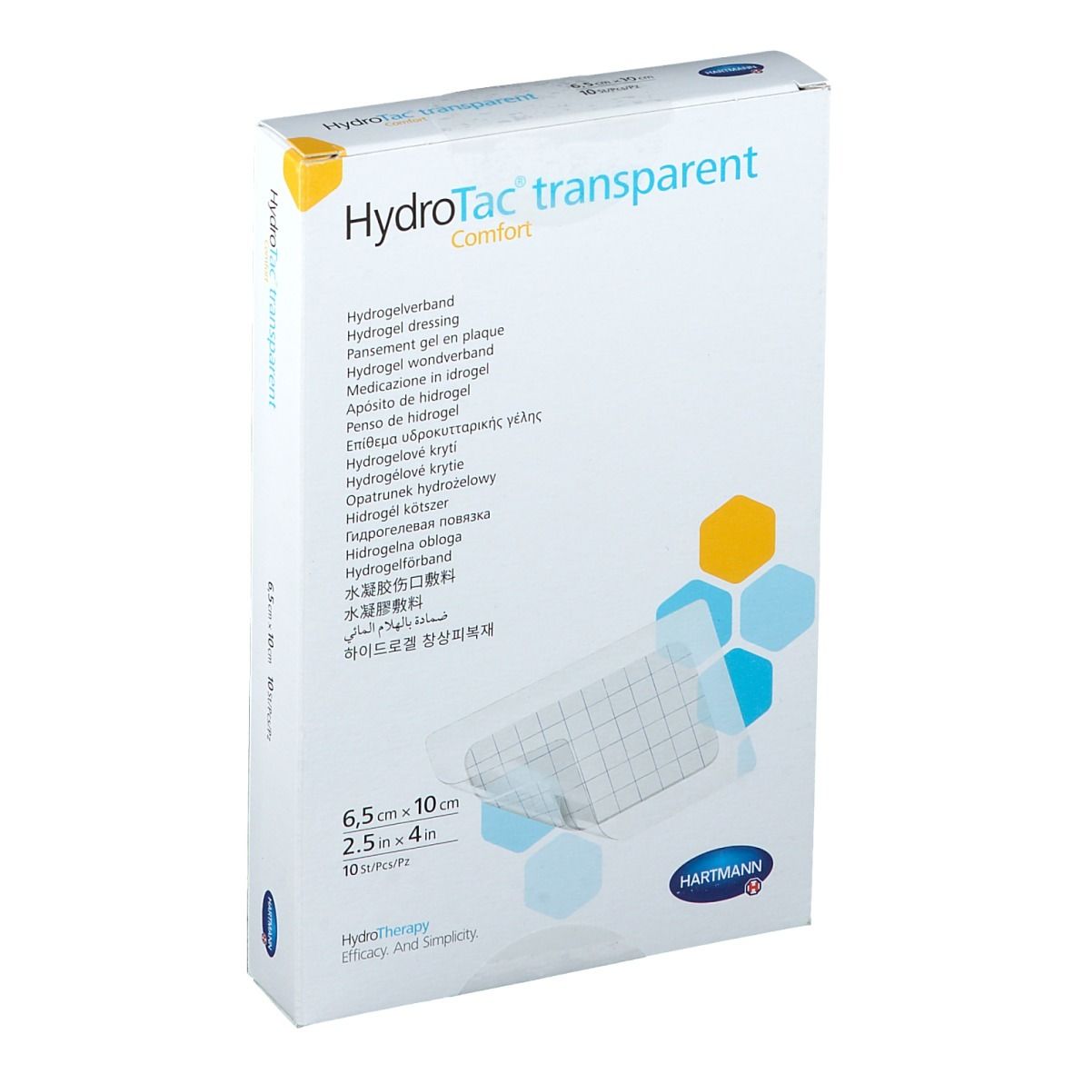 HydroTac® transparent comfort 6,5 x 10 cm