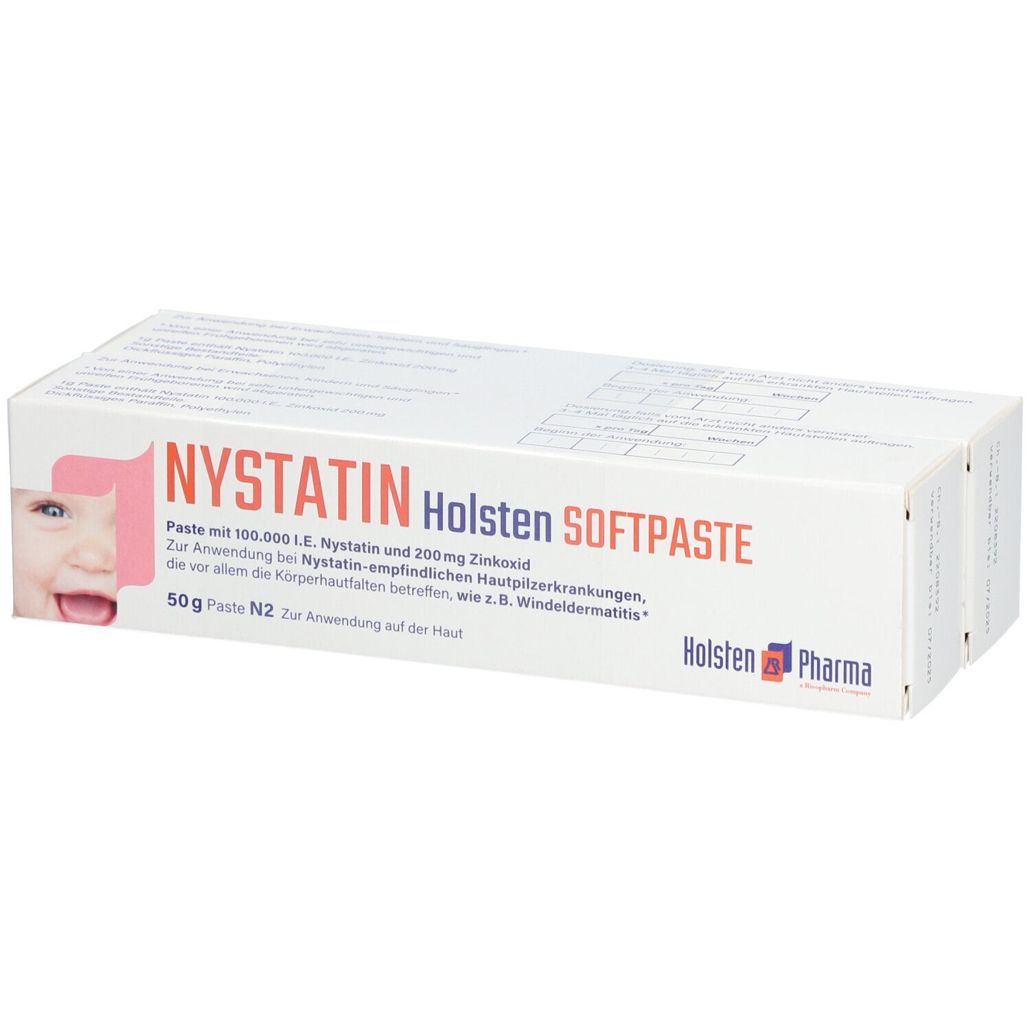 Nystatin Holsten Softpaste 100 g Paste