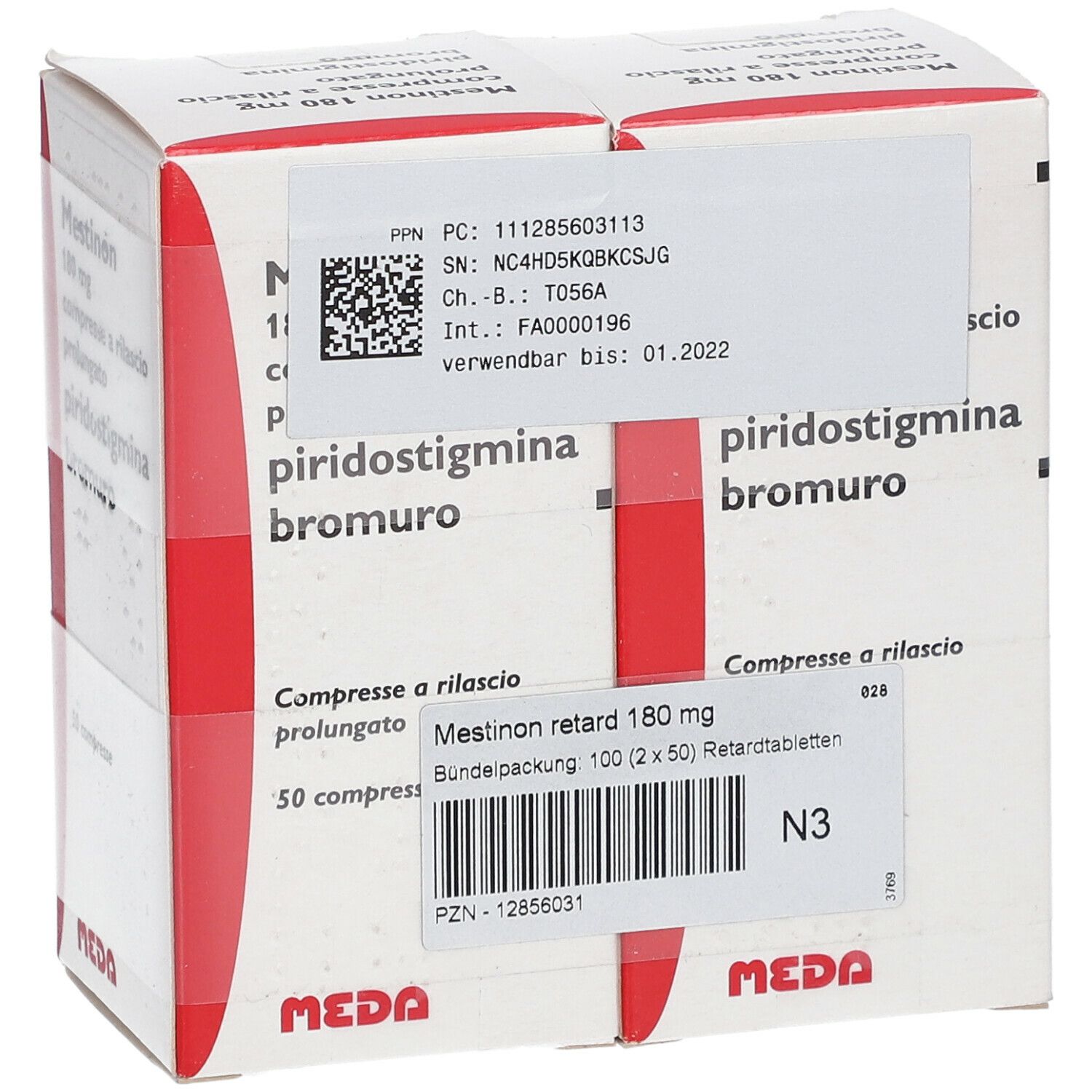 Mestinon Retard 180 mg Retard