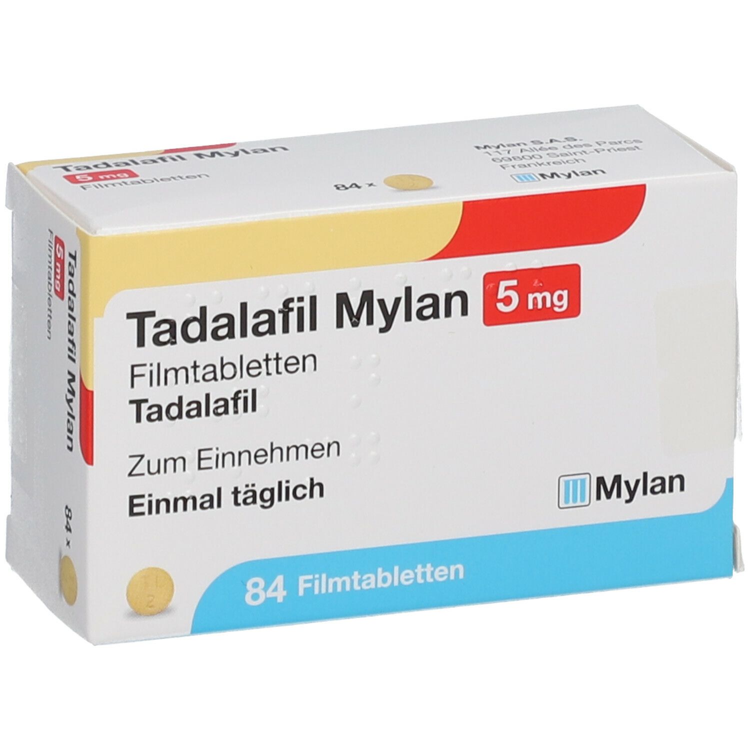 Tadalafil mylan 2.5 mg prezzo