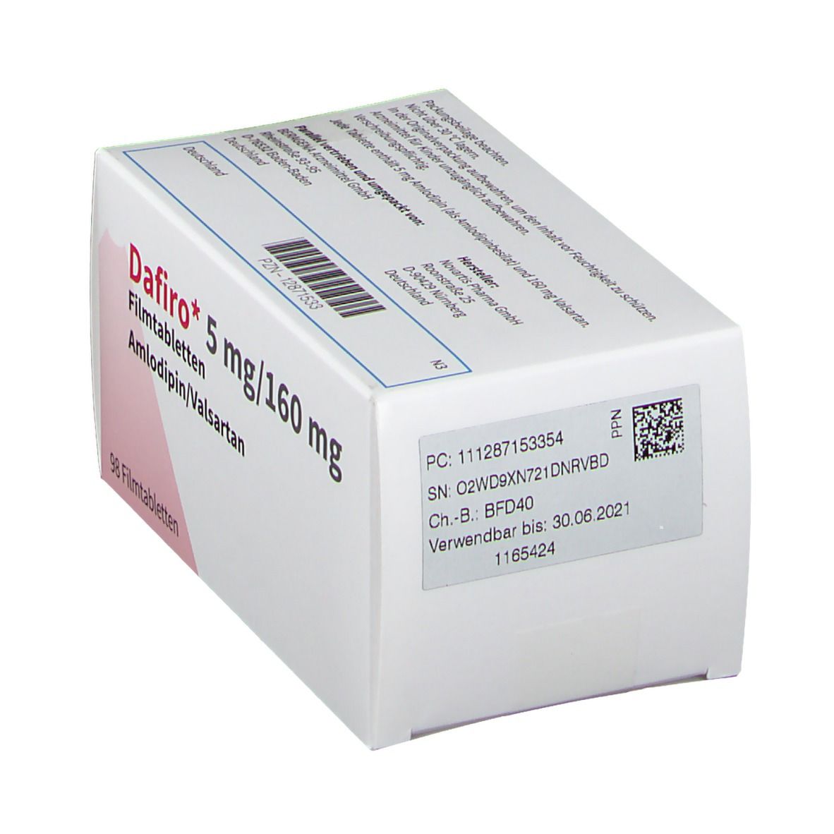 Dafiro® 5 mg/160 mg