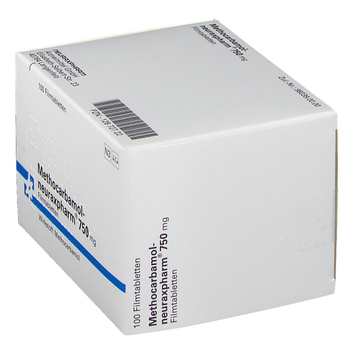 METHOCARBAMOL-neuraxpharm 750 mg Filmtabletten 100 St