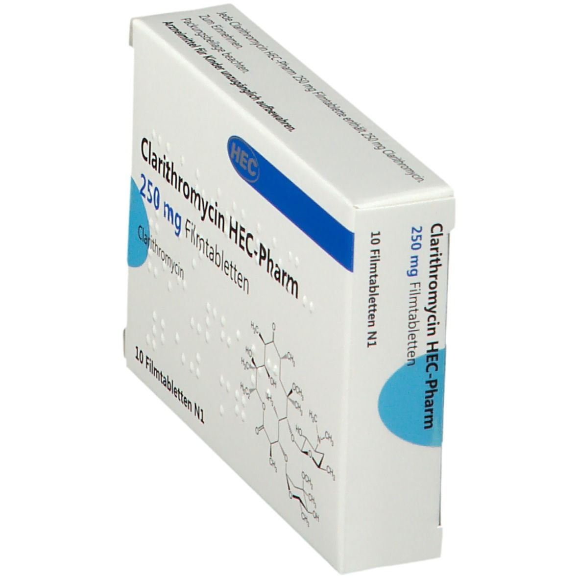 Clarithromycin HEC-Pharm 250 mg