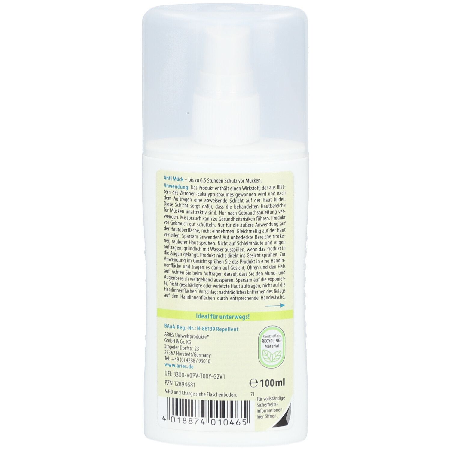ARIES® Anti Mück Hautspray 100 ml - Shop Apotheke