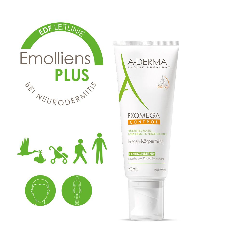A-DERMA EXOMEGA Control Milch Sterile Kosmetik
