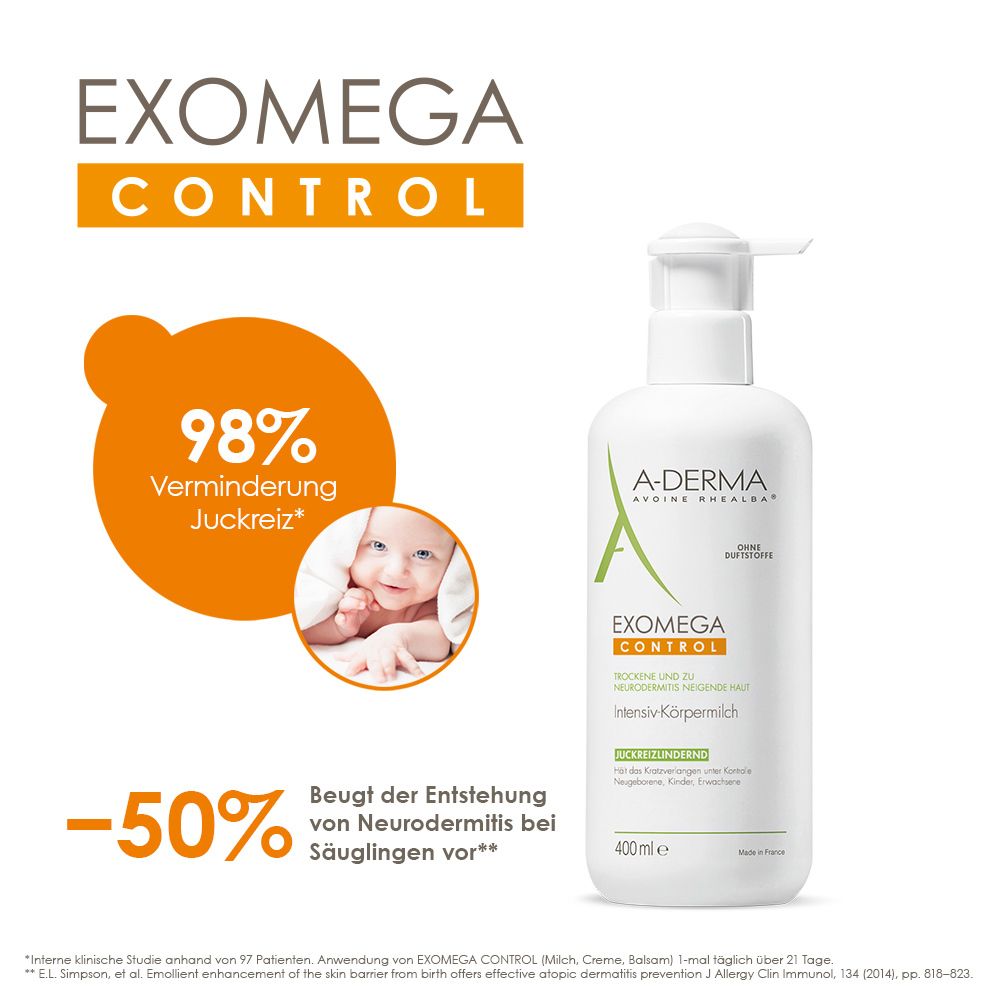 A-DERMA EXOMEGA Control Intensiv-Körpermilch