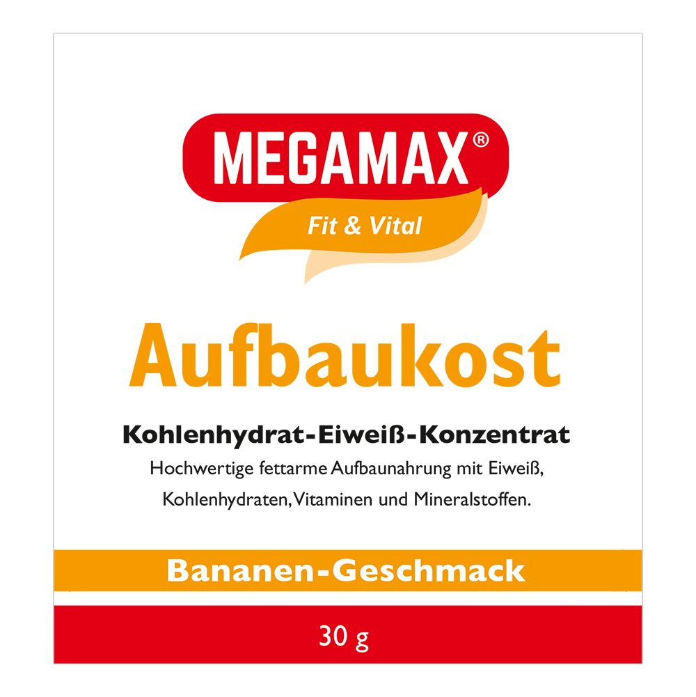 MEGAMAX® Aufbaukost Banane