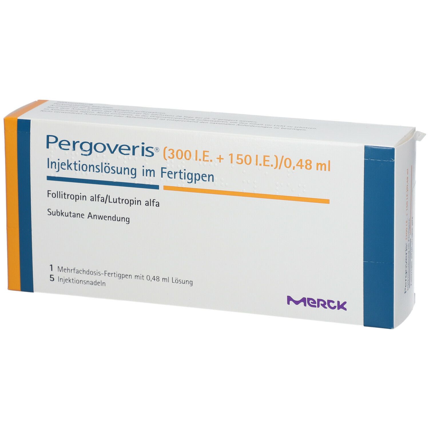 Pergoveris® (300 I.E. + 150 I.E.)/0,48 ml