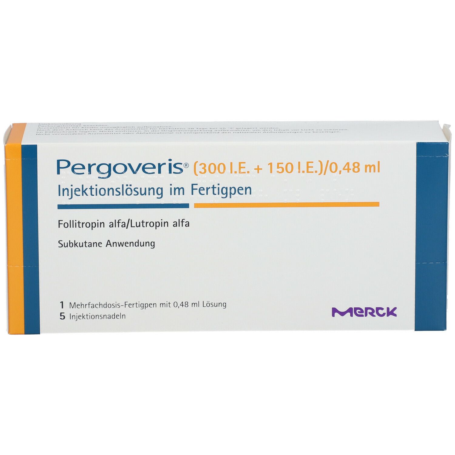 Pergoveris® (300 I.E. + 150 I.E.)/0,48 ml