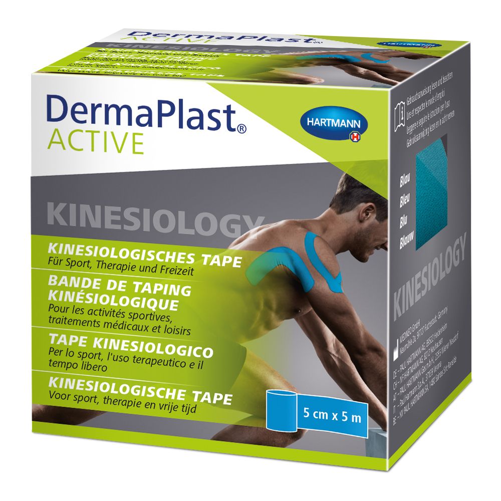 Dermaplast® Active Kinesiology Tape blau 5 cm x 5 m