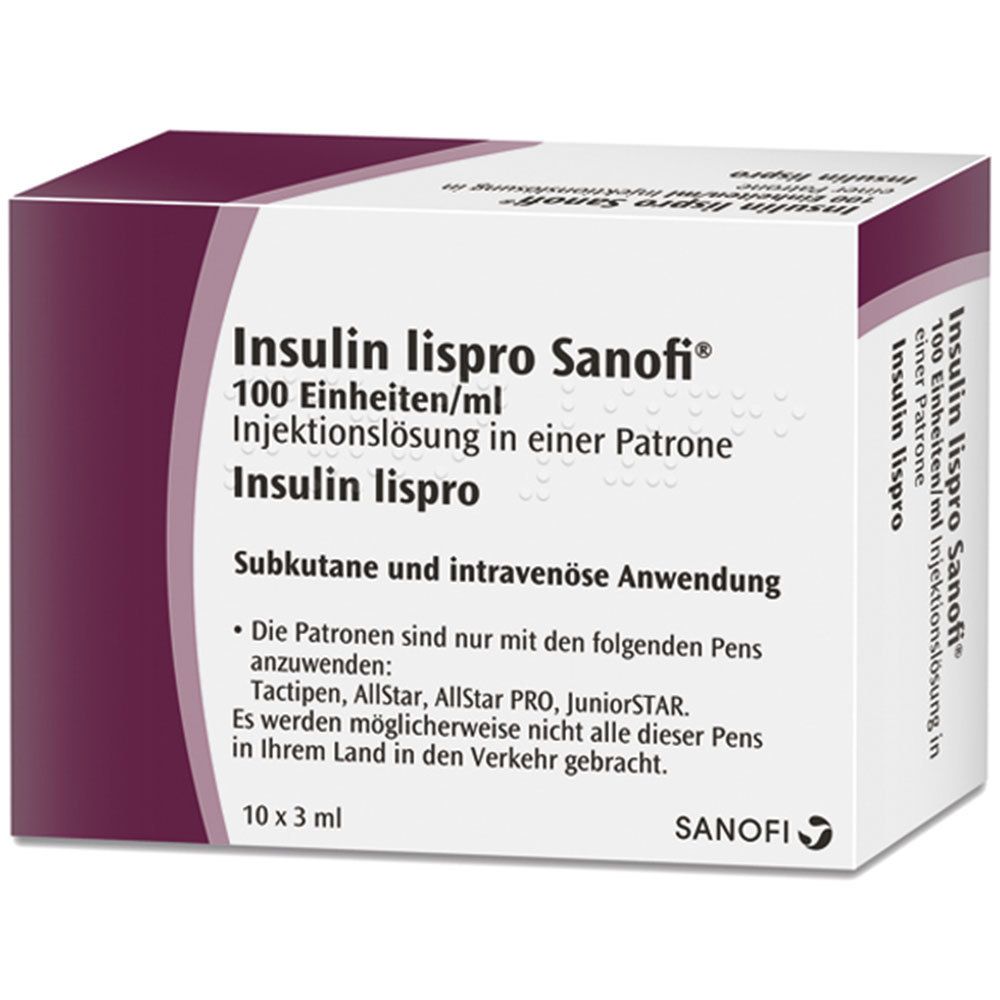 Insulin lispro Sanofi® 100 Einheiten/ml