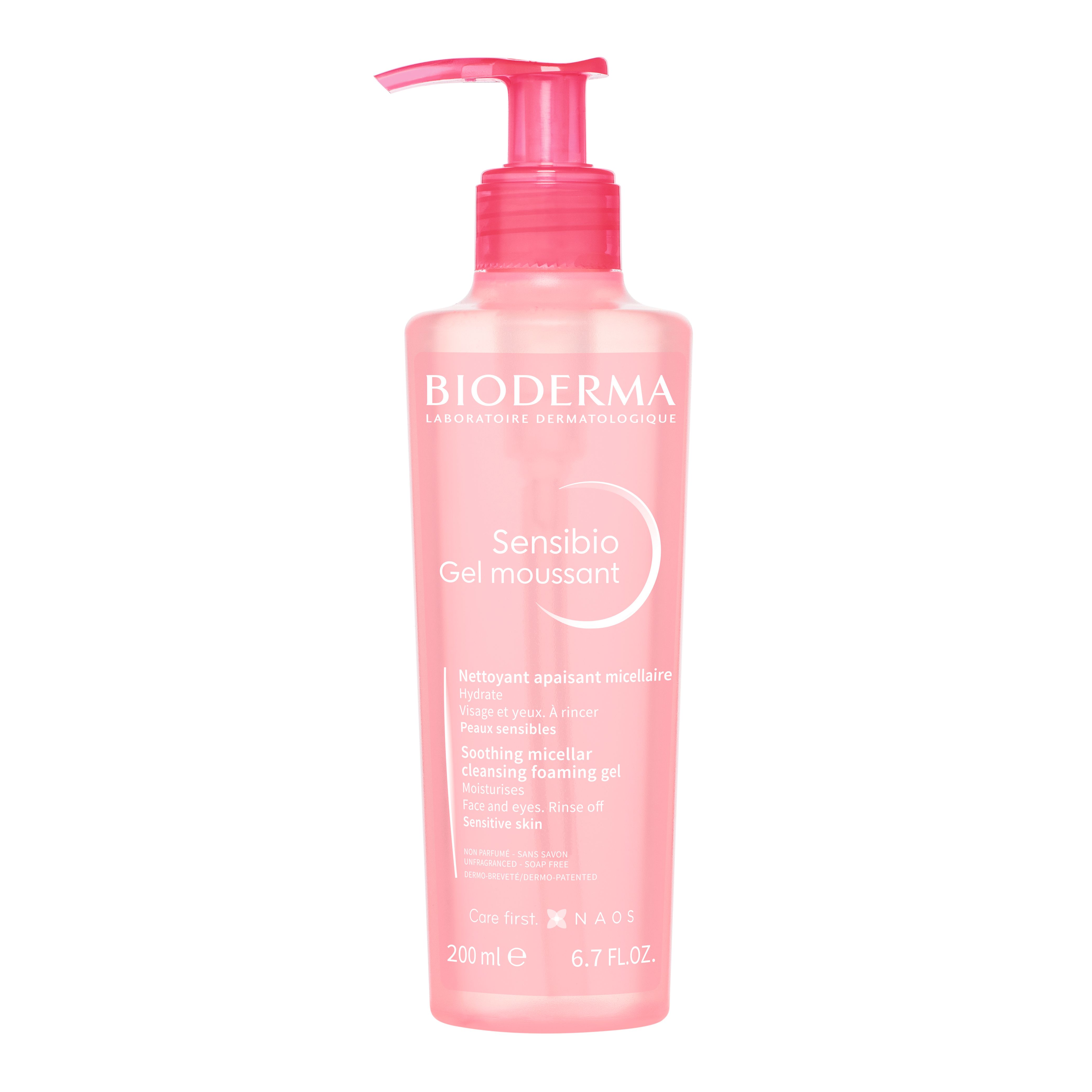 Bioderma Sensibio Gel Moussant Mildes, beruhigendes Mizellenreinigungsgel