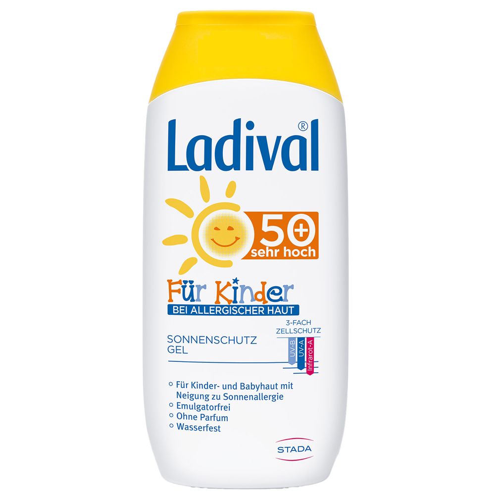 Ladival® Kinder Sonnenschutz Gel bei allergischer Haut LSF 50+ 200 ml Gel