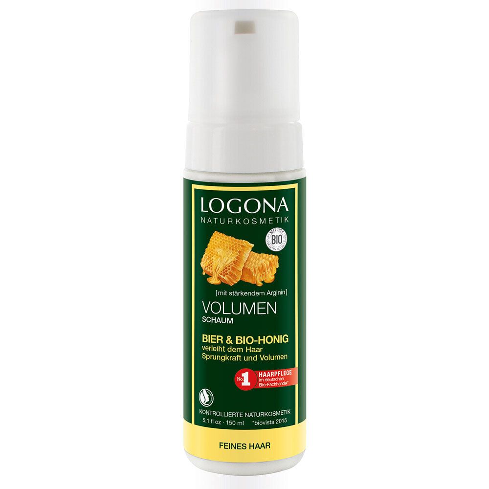 Logona Naturkosmetik Volumenschaum Bier & Honig