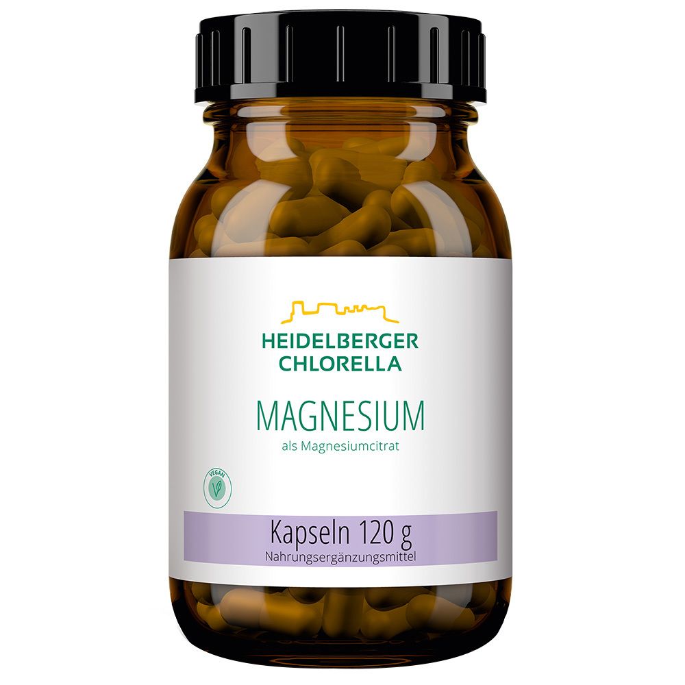 Magnesium als Magnesiumcitrat 200 St Kapseln