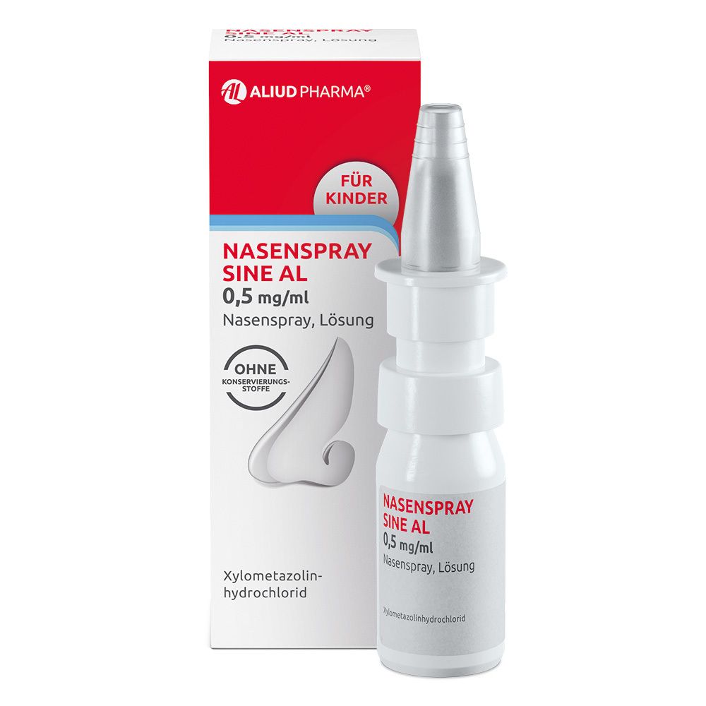 Nasenspray Sine AL 0,5 mg/ml für Kinder 10 ml Nasenspray
