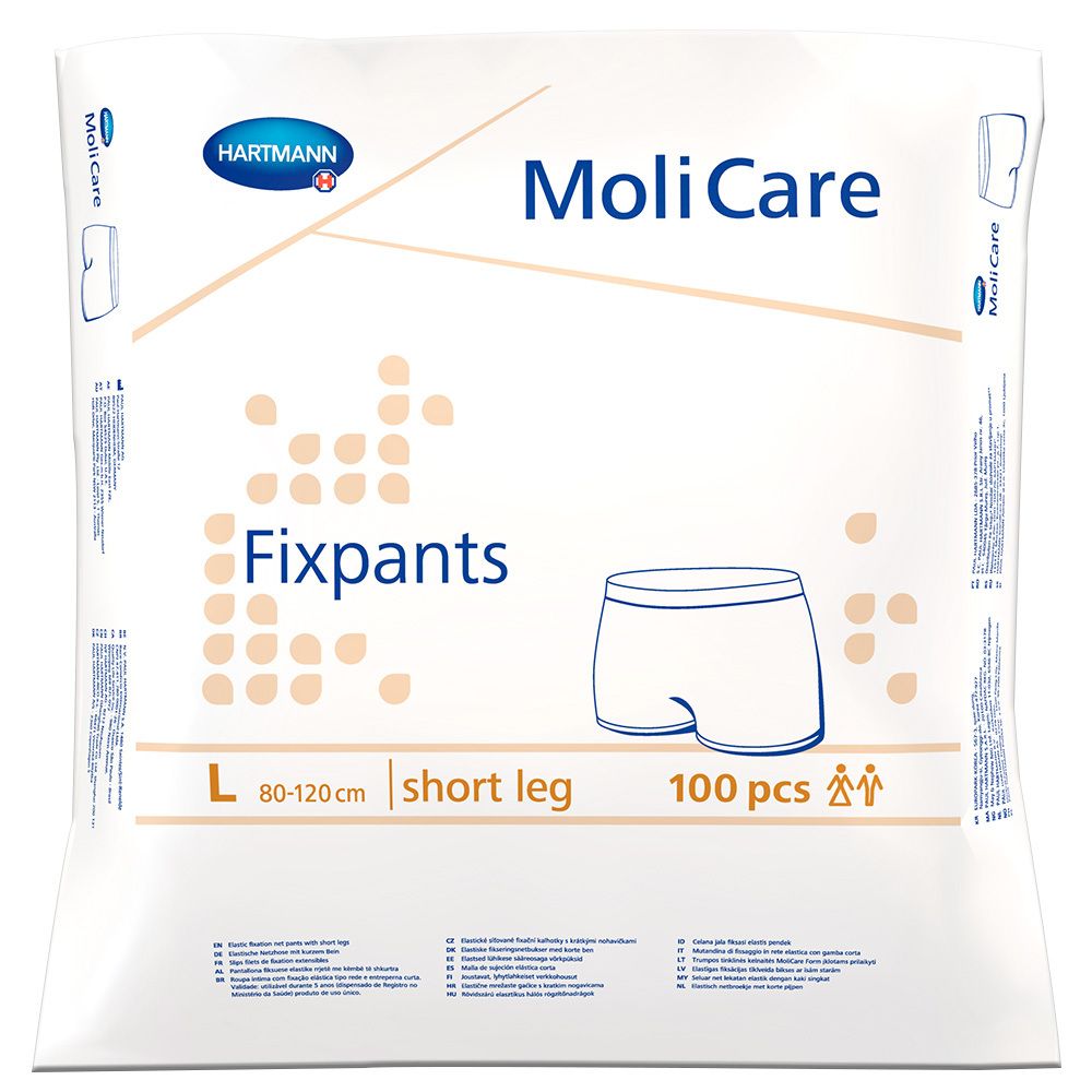 MoliCare® Fixpants short leg Gr. L 100 St Fixierhosen
