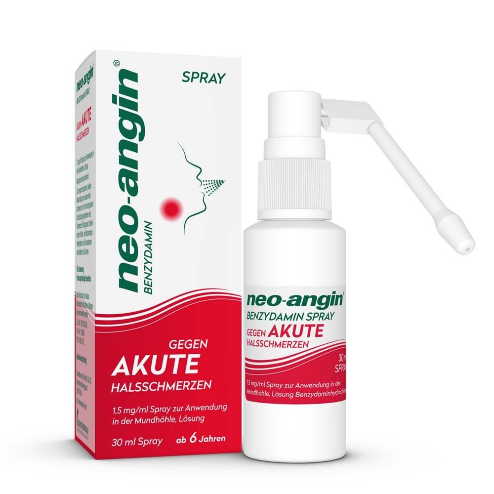 neo-angin® Benzydamin Spray gegen akute Halsschmerzen 30 ml Spray