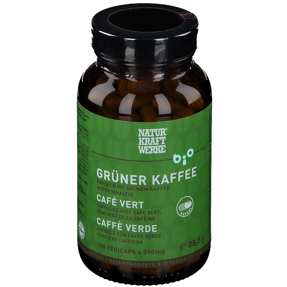 Grüner Kaffee Kapseln 88,5 g Kapseln