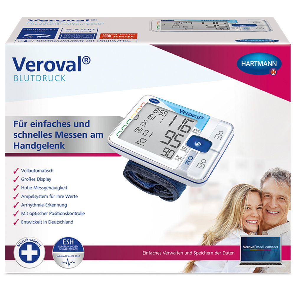 Veroval® Handgelenk-Blutdruckmessgerät 1 St
