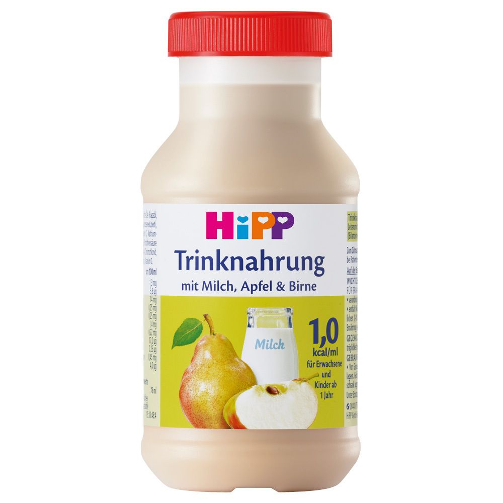 Trinknahrung mit Mich, Apfel und Birne 6X200 ml Flaschen