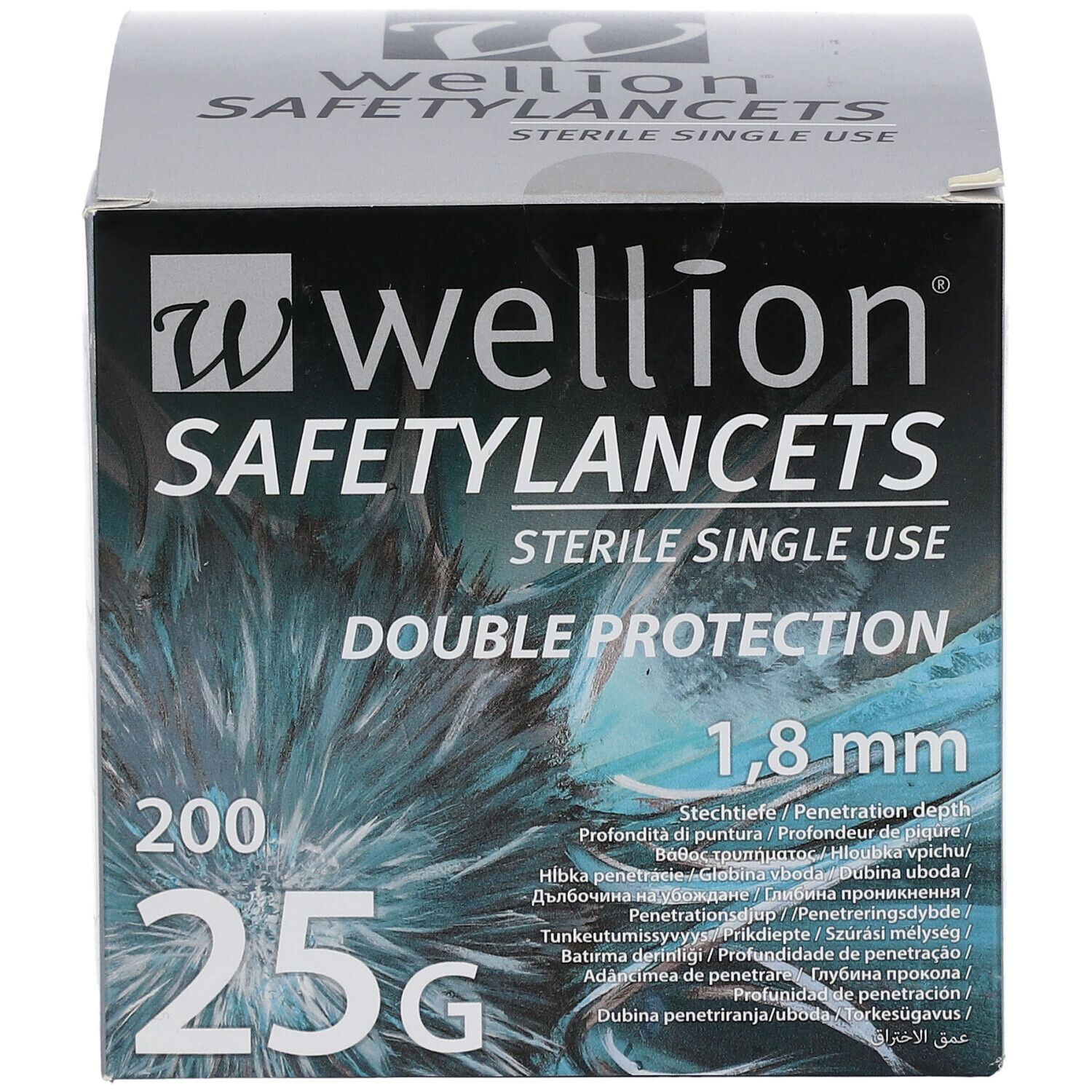 Wellion Safetylancets 25 G 1,8 mm