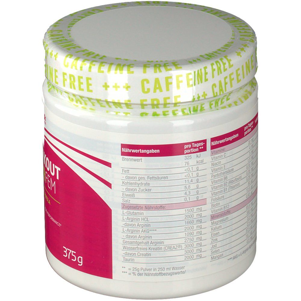 Body Attack Pre-Workout Booster FEM